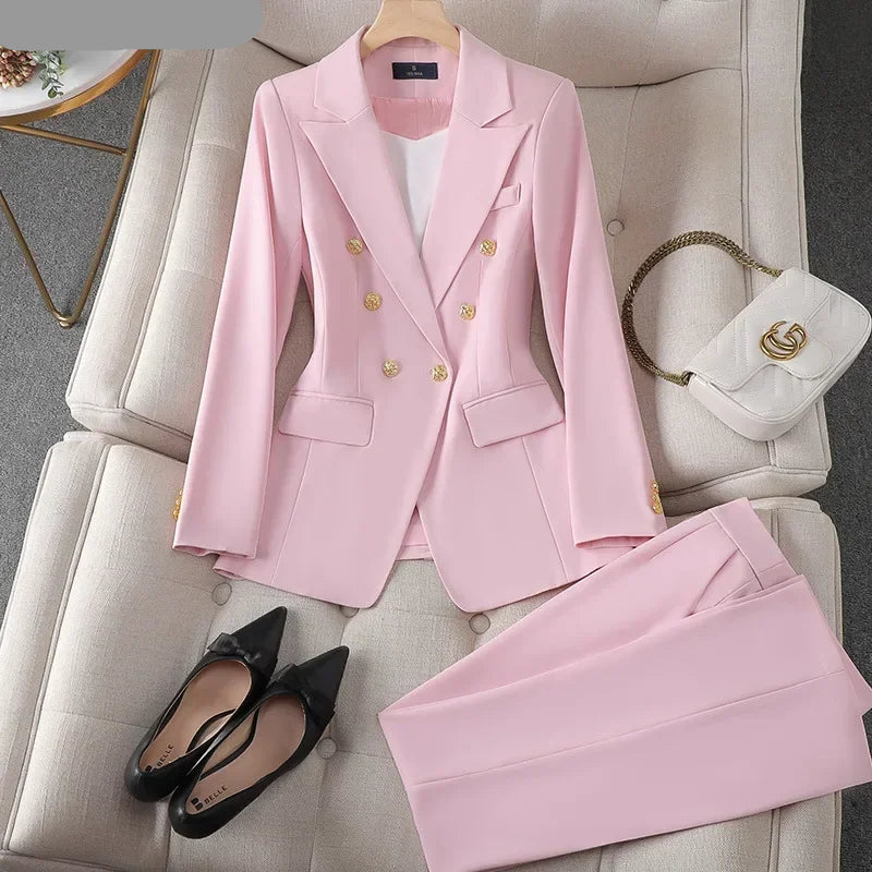 Elegant Coat and Pants Suit