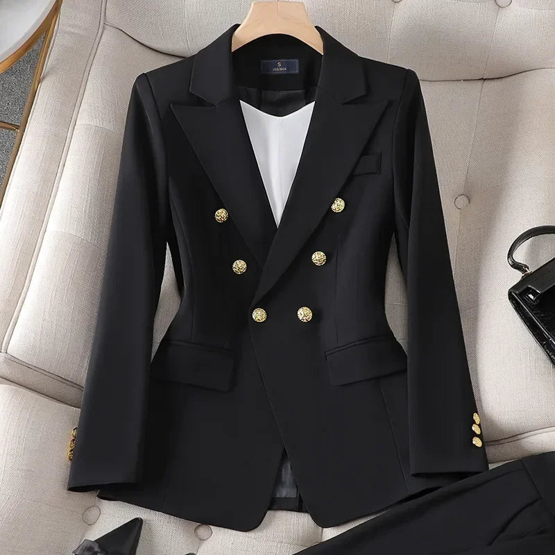 Elegant Coat and Pants Suit