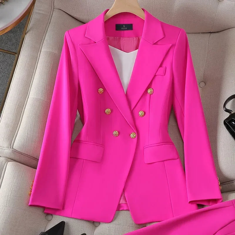 Elegant Coat and Pants Suit